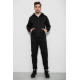Спортивный костюм мужской на флисе, цвет черный, 238R58692