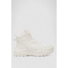 Кроссовки женские зимние на меху, цвет белый, 248RDM10