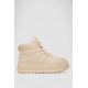 Кроссовки женские зимние на меху, цвет бежевый, 248RMB02