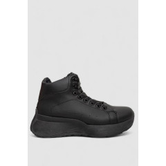 Кроссовки женские зимние на меху, цвет черный, 248RXM22