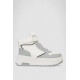 Кроссовки женские зимние на меху., цвет бело-серый, 248RAM04-86