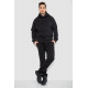 Спортивный костюм мужской на флисе, цвет черный, 177R235-1