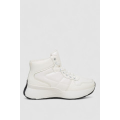 Кроссовки женские зимние на меху, цвет белый, 248RXM16