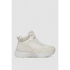 Кроссовки женские зимние на меху, цвет белый, 248RXM21