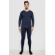 Термобелье мужское, цвет темно-синий, 241R0107