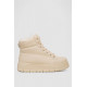 Ботинки женские зимние на меху, цвет бежевый, 248RMB01