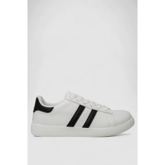 Кроссовки женские кожа, цвет бело-черный, 248RL2420-5