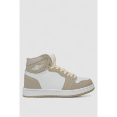 Кроссовки женские зимние на меху, цвет бело-серый, 248RHB470