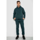 Спортивный костюм мужской на флисе, цвет зеленый, 238R029