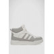 Кроссовки женские зимние на меху, цвет бело-серый, 248RAD400