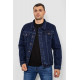 Куртка мужская джинсовая, цвет темно-синий, 244RMA005