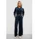 Спортивный костюм женский велровый, цвет синий, 257R4125