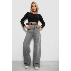 Джинсы женские Palazzo 244R00155, цвет Серый