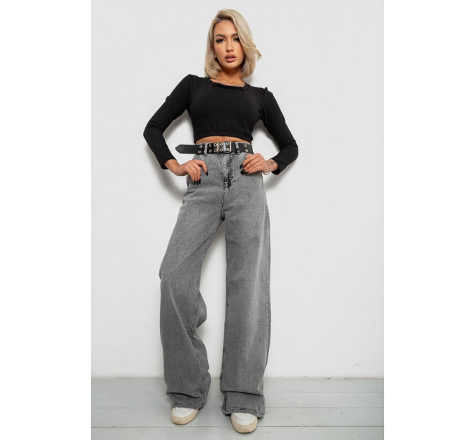 Джинсы женские Palazzo 244R00155, цвет Серый