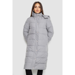 Куртка женская удлиненная, цвет серый, 207R006
