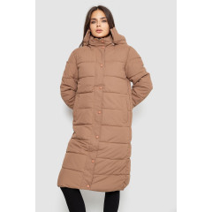 Куртка женская удлиненная, цвет бежевый, 207R006