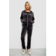 Спортивный костюм женский велюровый, цвет чернильный, 257R4122