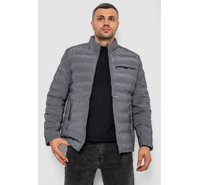 Куртка мужская демисезонная, цвет серый, 214R833К
