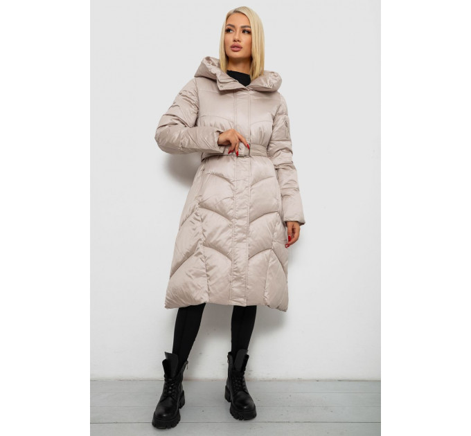 Куртка женская зимняя, цвет бежевый, 244R5612