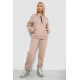 Спортивный костюм женский на флисе, цвет светло-бежевый, 238R5726