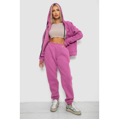 Спортивный костюм женский на флисе, цвет темно-сиреневый, 238R5715