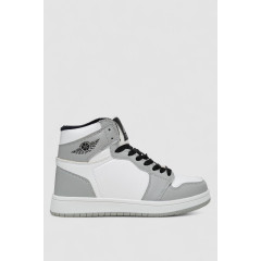 Кроссовки женские зимние на меху, цвет бело-серый, 248RHB470-2