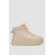 Кроссовки женские зимние на меху, цвет бежевый, 248RAM014
