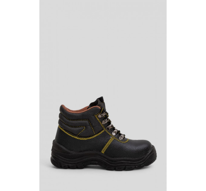 Ботинки рабочие защитные с металлическим носком, цвет черный, 244R7212