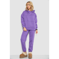 Спортивный костюм женский на флисе, цвет сиреневый, 247R10765