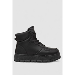 Кроссовки женские зимние на меху, цвет черный, 248RBL5