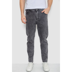 Джинсы мужские однотонные, цвет серый, 244R8570-1