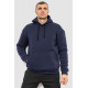 Худи мужской на флисе однотонный, цвет темно-синий, 241R2650