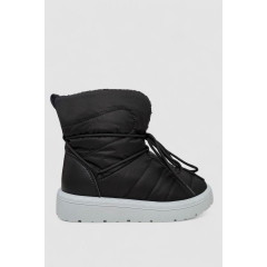 Дутики женские зимние на меху, цвет черно-серый, 248RFM500