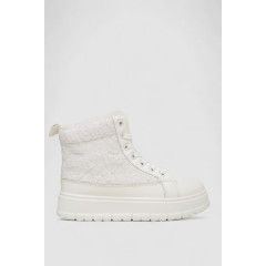 Ботинки женские зимние на меху, цвет белый, 248RMB14