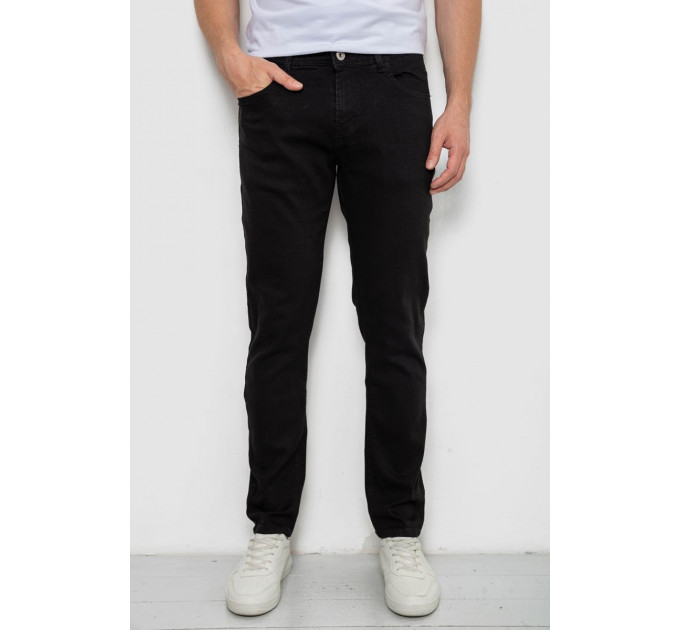 Джинсы мужские, цвет черный, 244R8346