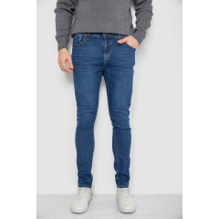 Джинсы мужские однотонные, цвет синий, 247R1095