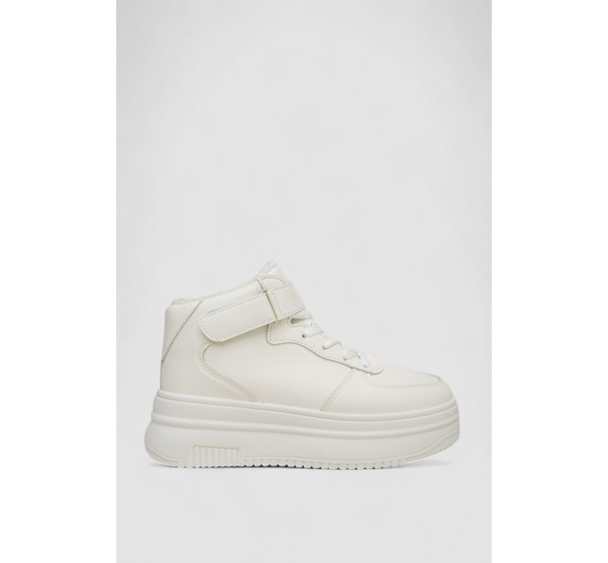 Кроссовки женские зимние на меху, цвет белый, 248RAM02