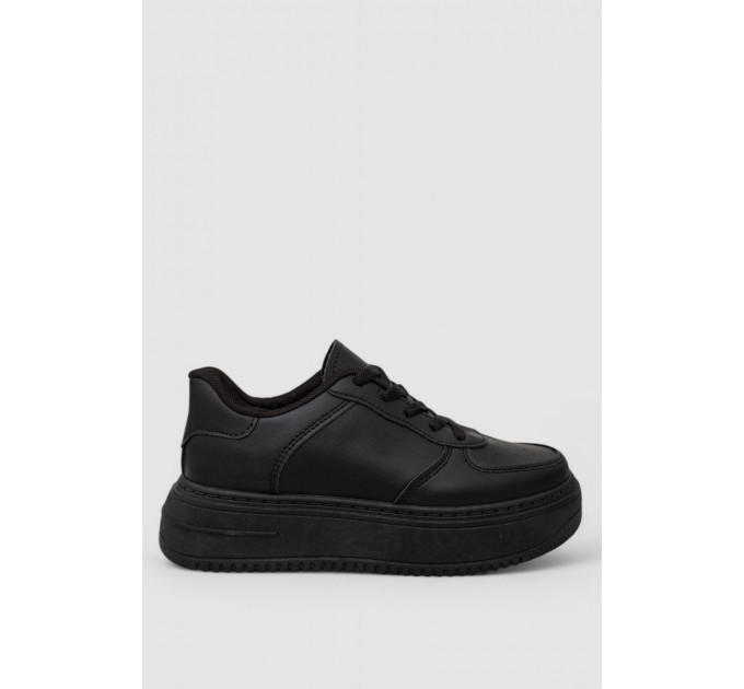 Кеды женские, цвет черный, 248RK12