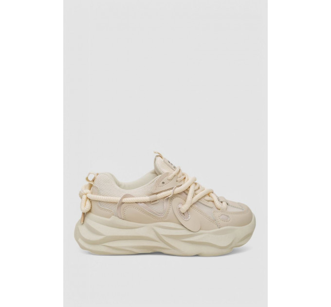 Кроссовки мужские демисезонные, цвет бежевый, 243RHK59