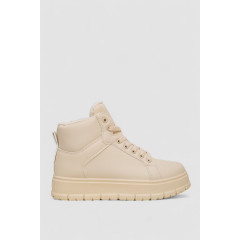 Кроссовки женские зимние на меху, цвет бежевый, 248RMB13