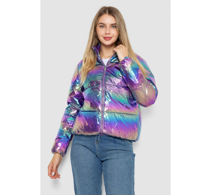 Куртка женская демисезонная плащевка, цвет разноцвет , 243R2022-6