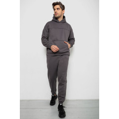 Спортивный костюм мужской на флисе, цвет серый, 238R029