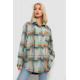 Рубашка женская в клетку, цвет серо-оранжевый, 257R505