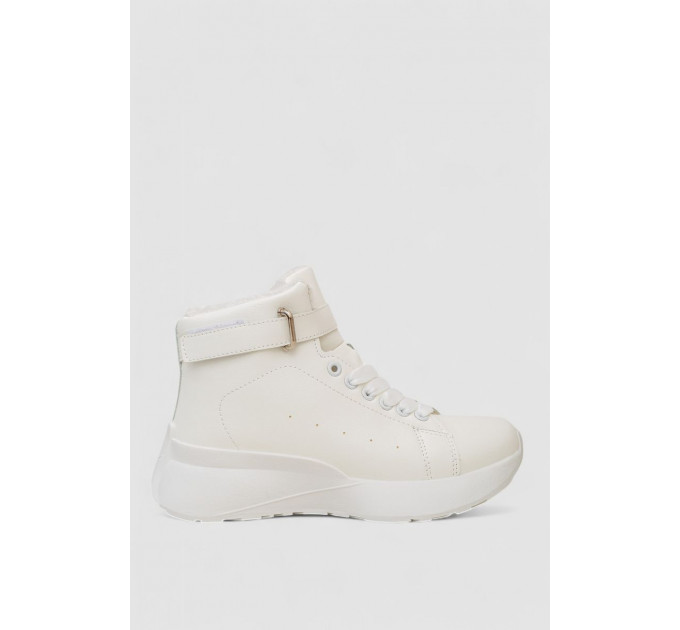 Ботинки женские зимние на меху, цвет белый, 248RXM26