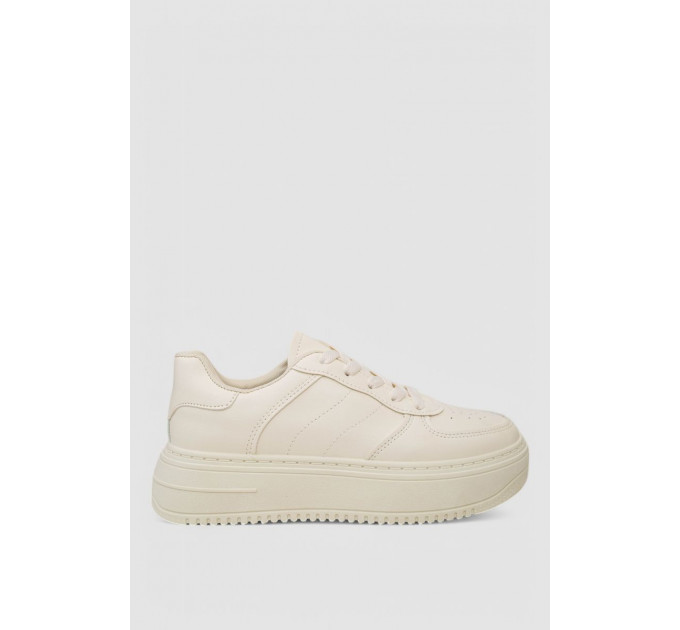 Кеды женские, цвет бежевый, 248RK10