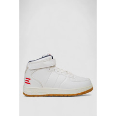 Кроссовки мужские зимние на меху, цвет бело-бежевый, 248RH202