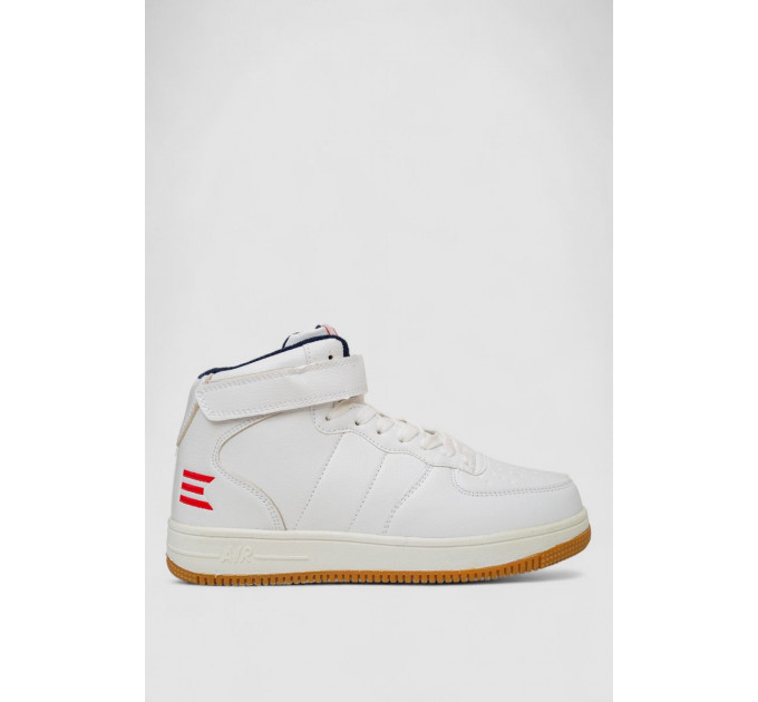 Кроссовки мужские зимние на меху, цвет бело-бежевый, 248RH202