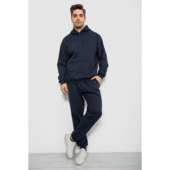 Спортивный костюм мужской на флисе, цвет синий, 244R9162