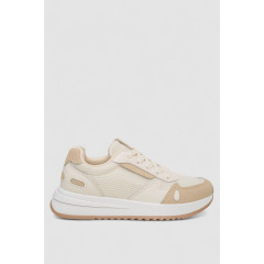 Кроссовки женские, цвет бежевый, 248RG40