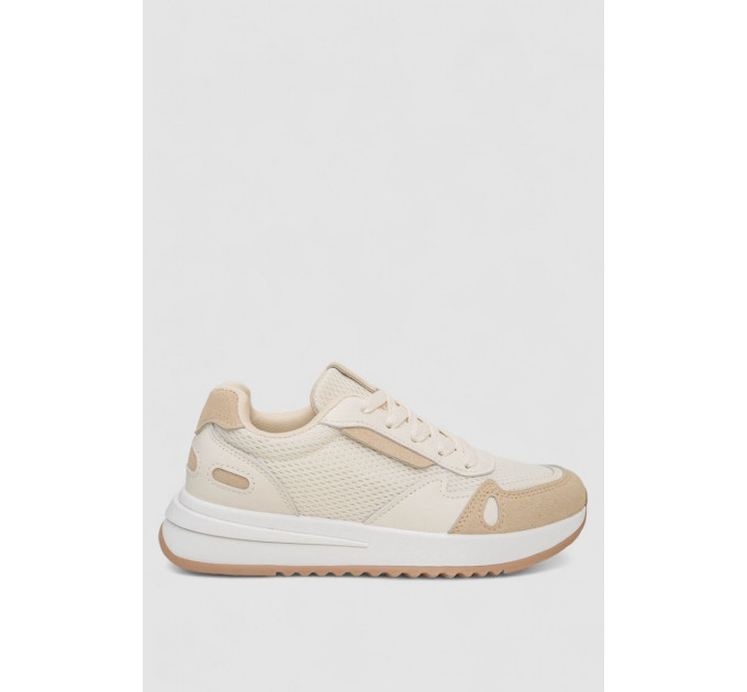 Кроссовки женские, цвет бежевый, 248RG40